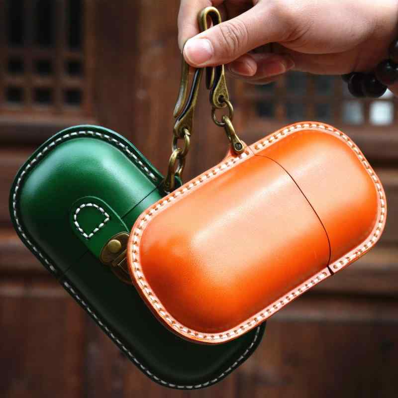 メンズ 鞄 カバン バック ファッション オシャレ アイテム 小物 タンニン なめし 牛革 メガネ ケース レトロ アンチ ストレス バッグ メンズ レディース 革 カプセル サングラス 収納 ハード レザー バッグ