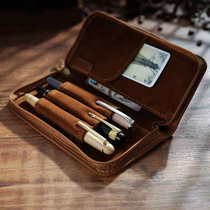 メンズ 鞄 嚢 うしろ側 流行り物 オシャレ 科目 小物  トップレイヤー 牛皮 書き込み 入れもの レトロ なめし革 真四角 ファスナー 紙幣 御徒面子 納める ボックス席