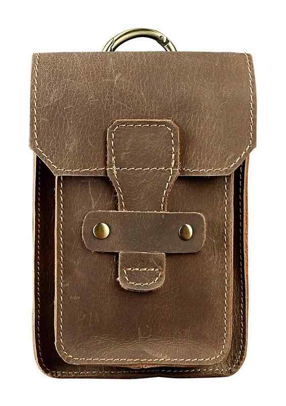 メンズ 鞄 カバン バック ファッション オシャレ アイテム 小物 革 メンズ ウエスト バッグ 最上層牛革 ストリート ファッション カジュアル レトロ 携帯電話 アウトドア 便利 ベルトフック バッグ