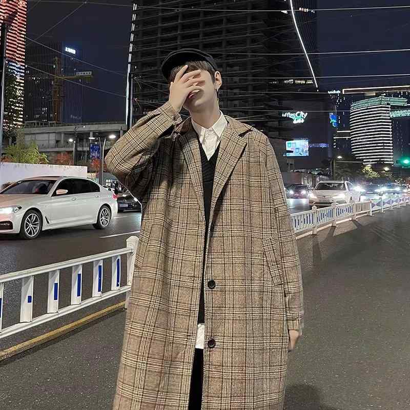 春 コーデ メンズ 用 服 分かりやすい 流行り物 オシャレ 成年者 かっこいい 気が大きい大きさ 表どおり 成人男性服 羊毛 厚地の外套 真っただ中丈 上衣 韓国表現スタイル 心地よい 読み合わせる柄 ジレー 上衣