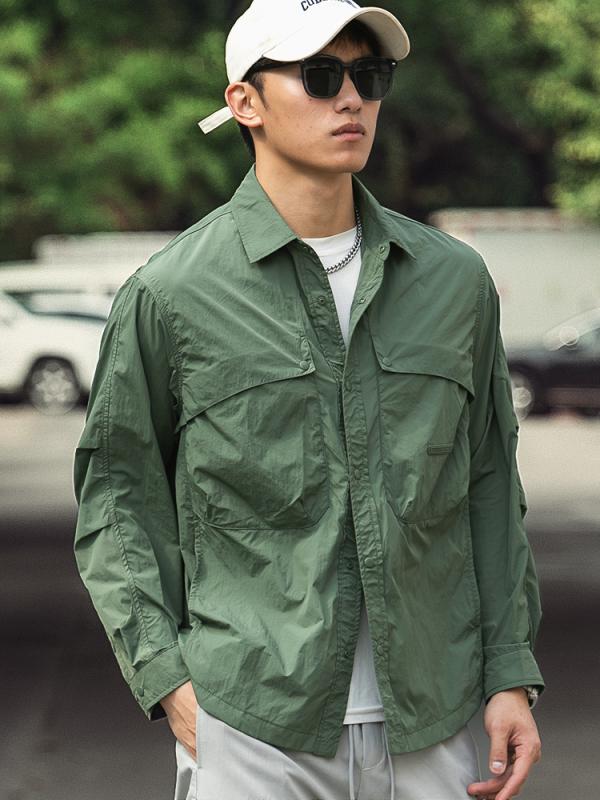 メンズ 流行り物 服 成人男性用 オシャレ 分かりやすい 成年者 かっこいい 表どおり 日焼押しとどめる服 UPF50 冷やりとした 御釣り服 速乾 通気性 軽さ プルオーバー 上衣