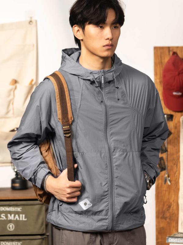 メンズ ファッション 服 男性用 オシャレ シンプル 大人 かっこいい ストリート 日焼け防止服 UPF50 夏 軽量 通気性 撥水 アウトドア フィッシングフード ジャケット