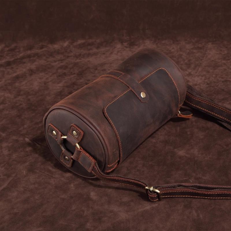 メンズ 鞄 カバン バック ファッション オシャレ アイテム 小物 牛革 バッグ レトロ スタイル 革 ショルダー クロス ボディ バッグ カジュアル バイク メンズ バッグ レザーバック パック バケット |リコット
