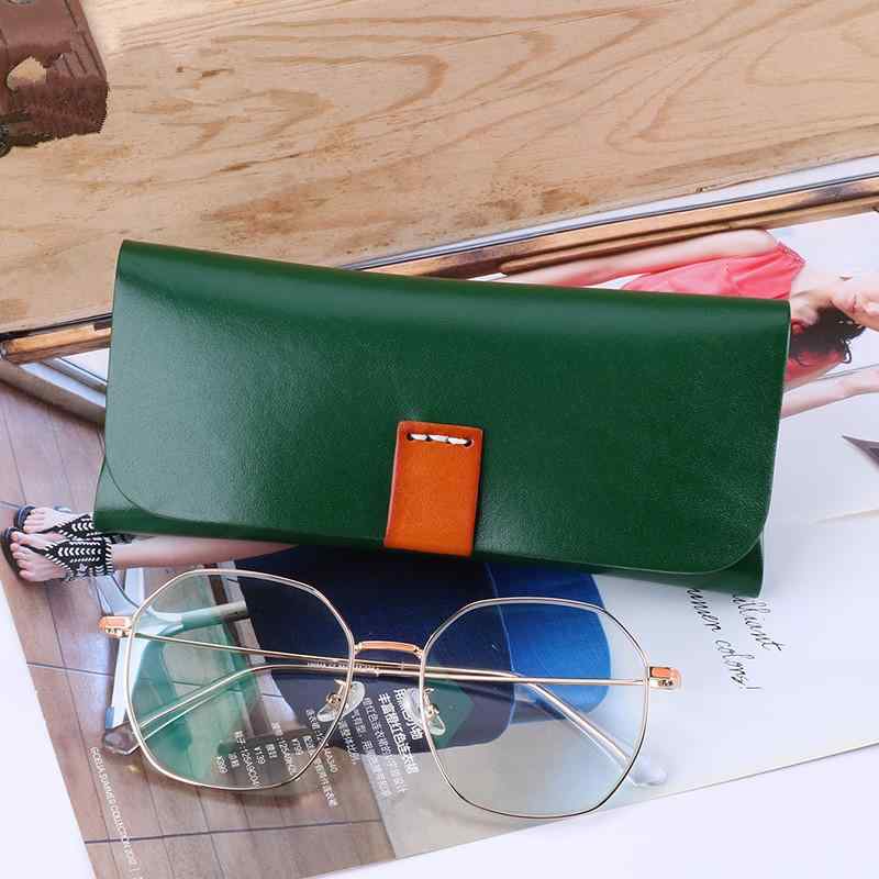 メンズ 鞄 カバン バック ファッション オシャレ アイテム 小物 タンニン 鞣し 牛革 メガネ ケース レトロ 革 バッグ シンプル 収納
