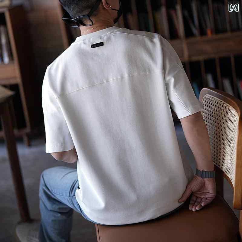 メンズ ファッション 服 男性用 オシャレ シンプル 大人 かっこいい 大きいサイズ ストリート 紳士服 330 グラム ヘビーウェイト スタイル 半袖 T シャツ アメリカン ファッション 春夏 カジュアル 半袖 T シャツ トップス