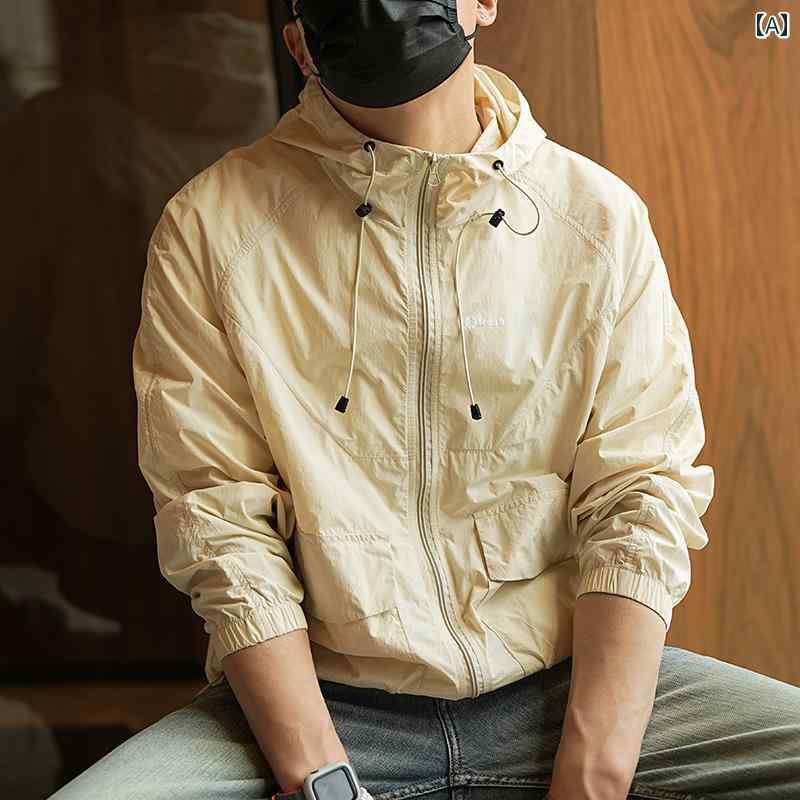 メンズ 流行り物 服 成人男性用 オシャレ 分かりやすい 成年者 かっこいい 気が大きい大きさ 表どおり 成人男性服 分かりやすい 牟礼 アウトドア ボンネット付き添い人 日焼押しとどめる 服 夏 通気性 薄っぺら ソリッドカラー 素はだ 上衣
