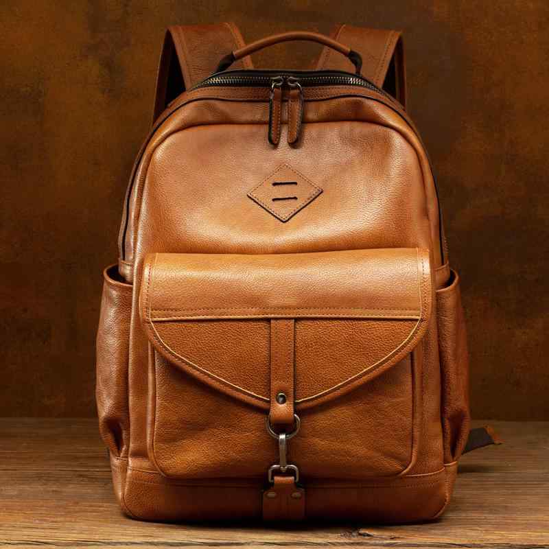 メンズ 鞄 カバン バック ファッション オシャレ アイテム 小物 レトロ 最上層牛革 バック パック メンズ 革 カジュアル 旅行 大容量 コンピュータ PC 収納 スクール バッグ