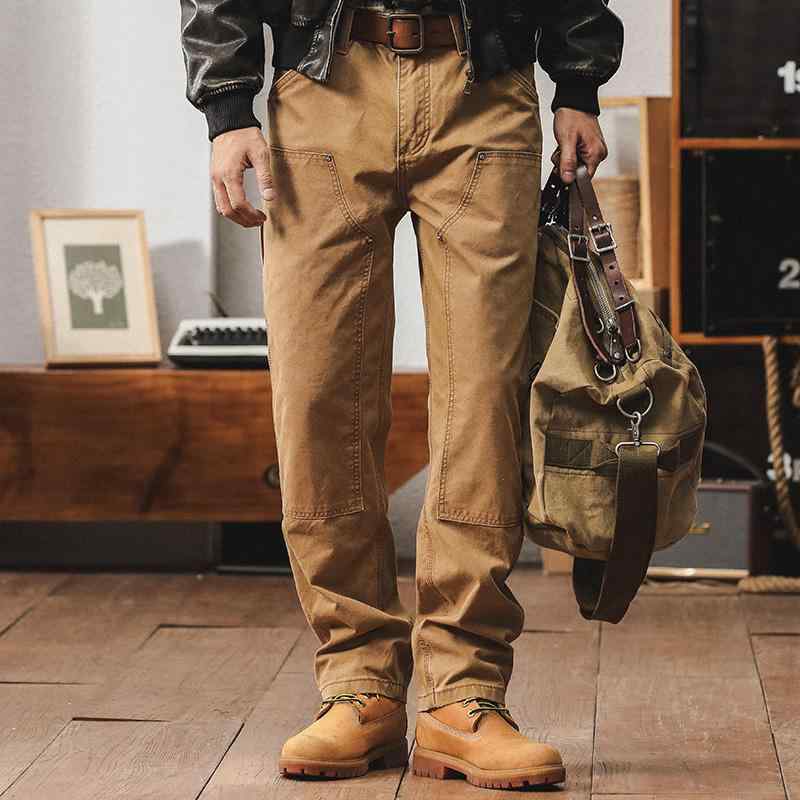 メンズ 流行り物 服 成人男性用 オシャレ 分かりやすい 成年者 かっこいい 表どおり カーキ 引っ切りない デニム 心地よい ズボン下 アメリカン レトロ クラシックランバージャック ズボン下