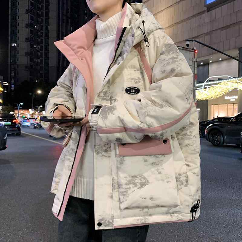 メンズ 流行り物 服 成人男性用 オシャレ 分かりやすい 成年者 かっこいい 表どおり 綿 上衣 ボンネット 上衣 綿