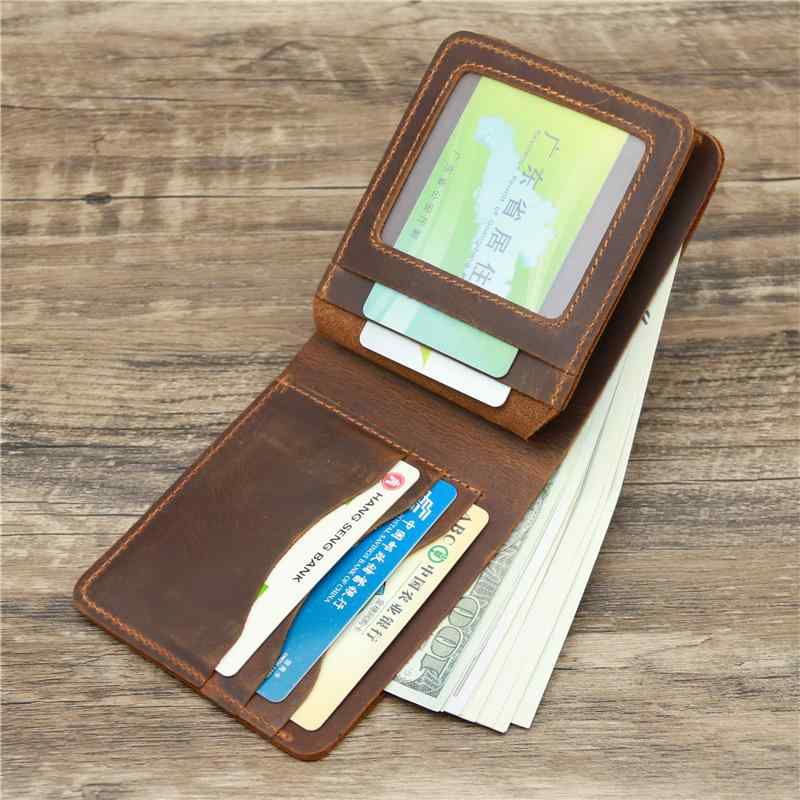 メンズ 鞄 カバン バック ファッション オシャレ アイテム 小物 レトロ レザー ウォレット メンズ 横型 革 ウォレット カードホルダー 革 最上層牛革