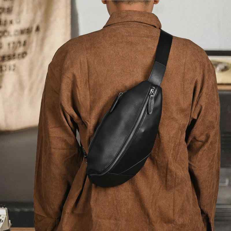 メンズ 鞄 カバン バック ファッション オシャレ アイテム 小物 レトロ トップレイヤー バッグ メンズ 牛革 チェスト クロス ボディ 革 ショルダー バッグ カジュアル メンズ バッグ