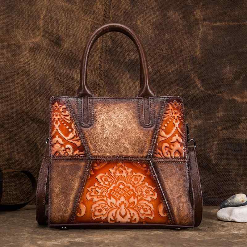 メンズ 鞄 カバン バック ファッション オシャレ アイテム 小物 革 レトロ レディース バッグ エンボス加工 ハンドラ ビング 最上層牛革 ファッション クロス ボディ ハンド バッグ