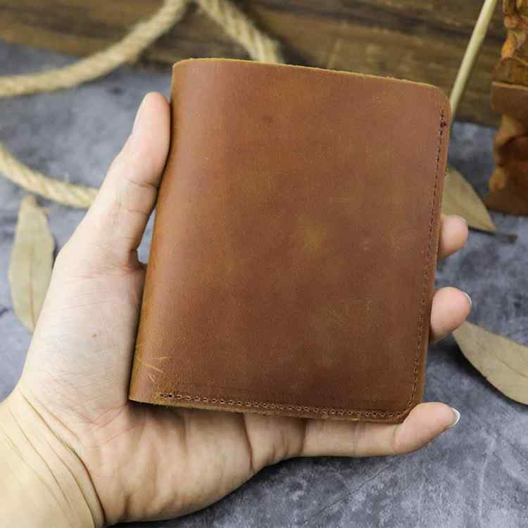メンズ 鞄 カバン バック ファッション オシャレ アイテム 小物 レザー ウォレット メンズ トップ レイヤー 牛革 ウォレット レトロ カードホルダー シンプル レディース ウォレット ミニ