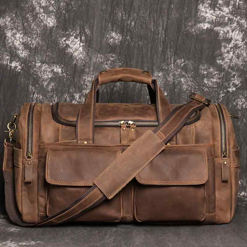 メンズ 鞄 カバン バック ファッション オシャレ アイテム 小物 レザー ハンド ラゲッジ バッグ 革 メンズ ショルダー メッセンジャー バッグ 旅行 牛革 トラベル バック パック