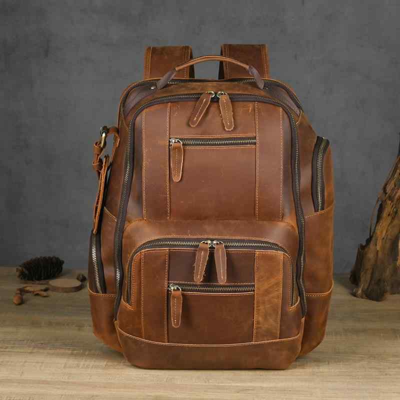 メンズ 鞄 カバン バック ファッション オシャレ アイテム 小物 レザー メンズ バック パック 大容量 レトロ 革 パック