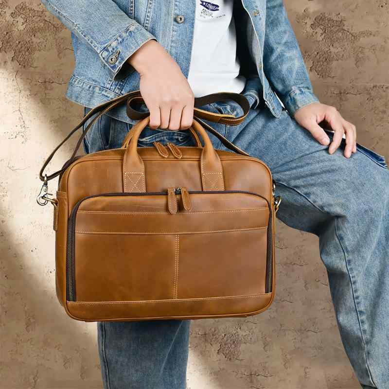 メンズ 鞄 カバン バック ファッション オシャレ アイテム 小物 メンズ ショルダー バッグ 革 ヴィンテージ トップ レイヤー 牛革 ハンド バッグ 横型 レザー メンズ バッグ クロス ボディ バッグ ハード