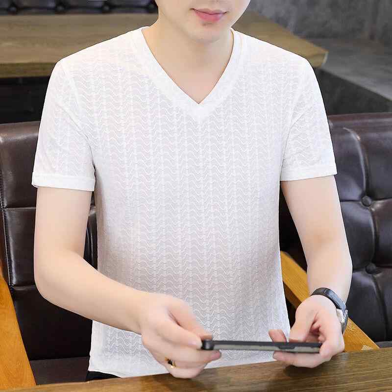 メンズ ファッション 服 男性用 オシャレ シンプル 大人 かっこいい ストリート 秋コーデ 夏 Vネック 半袖 Tシャツ カジュアル ウェア