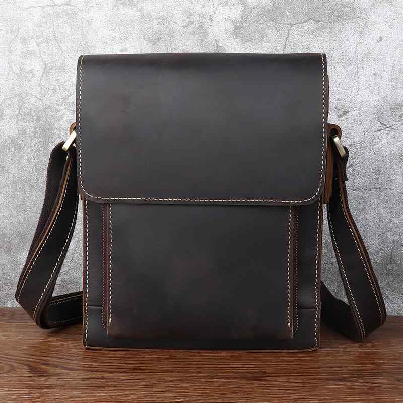 メンズ 鞄 カバン バック ファッション オシャレ アイテム 小物 レザー メンズ ショルダー バッグ クロス ボディ スタイル アメリカン レトロ カジュアル トップレイヤー 牛革 バッグ