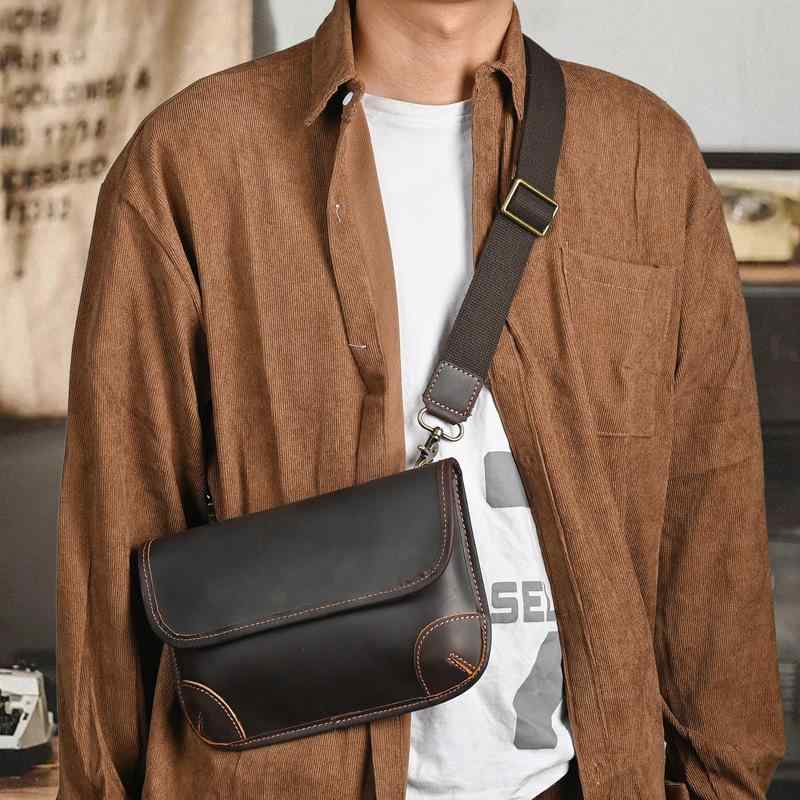 メンズ 鞄 カバン バック ファッション オシャレ アイテム 小物 アンティーク調 メンズ バッグ レザーショルダー バッグ レトロ 革 メンズ カジュアル ショルダー バッグ 第1層 牛革 クロス ボディ バッグ