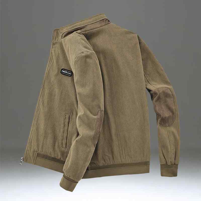 メンズ ファッション 服 男性用 オシャレ シンプル 大人 かっこいい ストリート スタンドカラー ジャケット レトロ コーデュロイ ワークウェア カジュアル コーデュロイジャケット ｜リコット