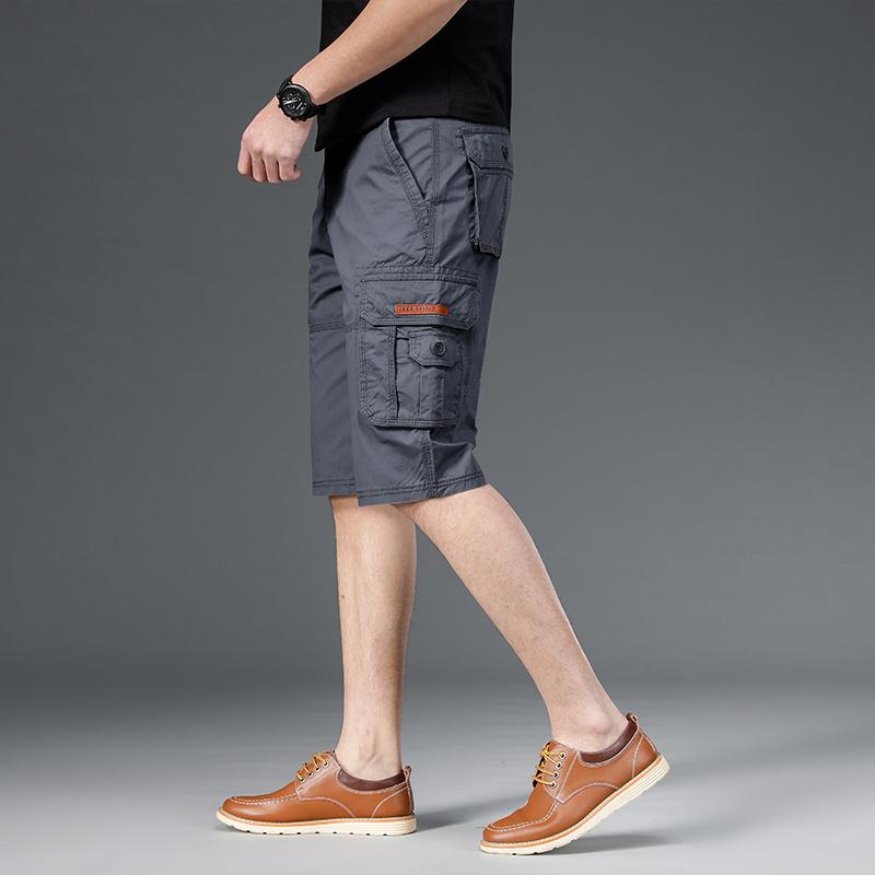 メンズ ファッション 服 男性用 オシャレ シンプル 大人 かっこいい ストリート ジープ パンツ カジュアル マルチ ポケット 薄手 ゆったり コットン 七分丈 ワークウェア 6,011円