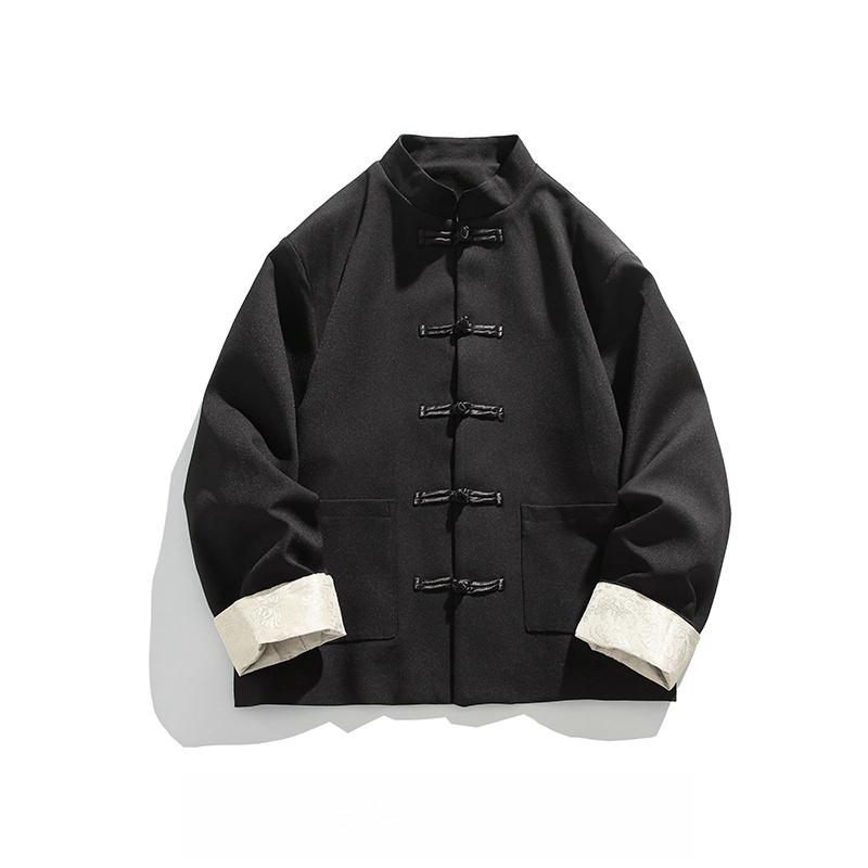 メンズ ファッション 服 男性用 オシャレ シンプル 大人 かっこいい ストリート スーツ 唐 ジャケット 民族 レトロ ウェディングドレス