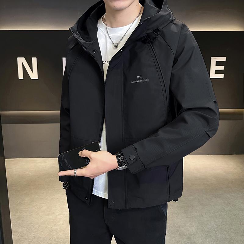 メンズ 流行り物 服 成人男性用 オシャレ 分かりやすい 成年者 かっこいい 表どおり 上衣 春 秋 アメリカン ハイエンド ボンネット 細工物 御召しもの 心地好い 上衣