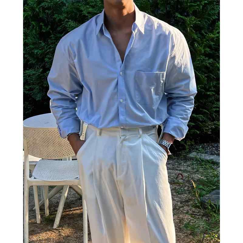 メンズ 流行り物 服 用 オシャレ 分かりやすい 成年者 かっこいい 表どおり 夏コーデ トップス