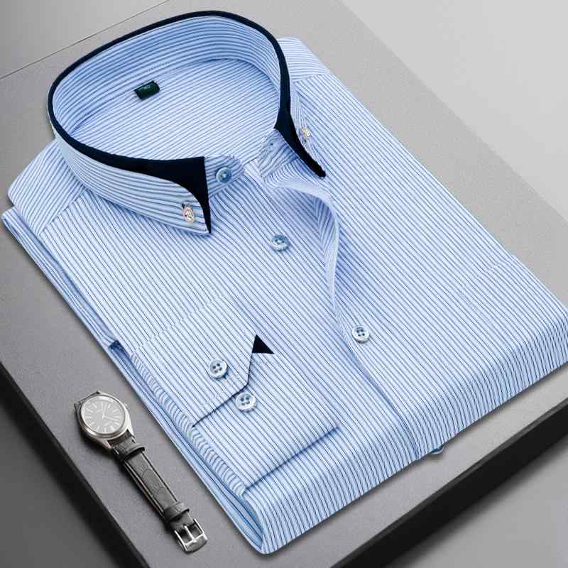 メンズ ファッション 服 用 オシャレ シンプル 大人 かっこいい ストリート 夏コーデ トップス ストライプ シャツ カジュアル 長袖