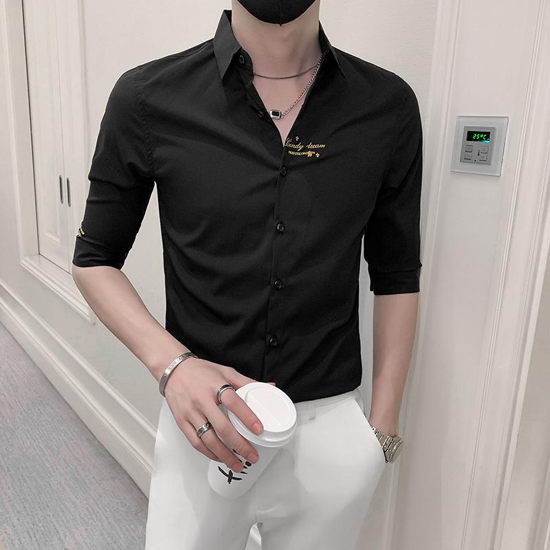 メンズ ファッション 服 用 オシャレ シンプル 大人 かっこいい ストリート 夏コーデ トップス 半袖 シャツ 薄手 スリム 半袖