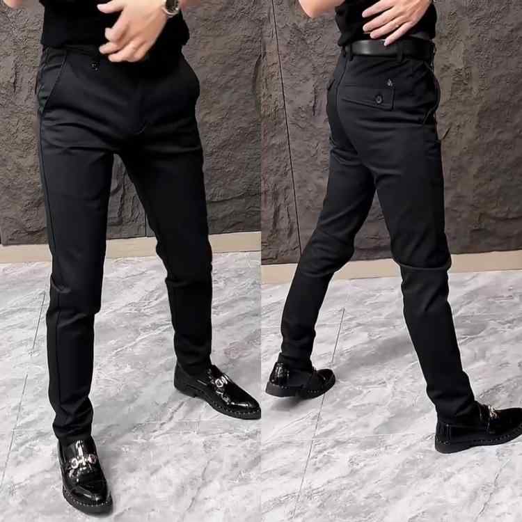 メンズ ファッション 服 用 オシャレ シンプル 大人 かっこいい ストリート 夏コーデ パンツ ズボン 履物 スリムフィット カジュアル パンツ スーツ パンツ 伸縮性 ストレッチ ストレッチ スキニー パンツ
