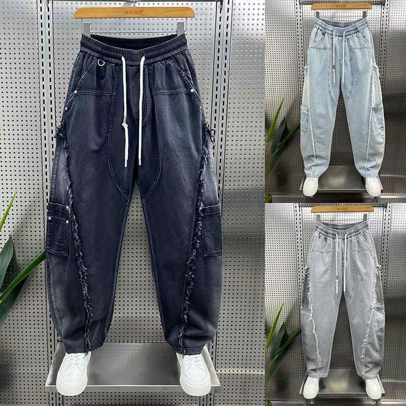 メンズ 流行り物 服 用 オシャレ 分かりやすい 成年者 かっこいい 表どおり 夏コーデ ズボン下 ズボン 履きもの  お召しもの デニム その他-メンズファッション