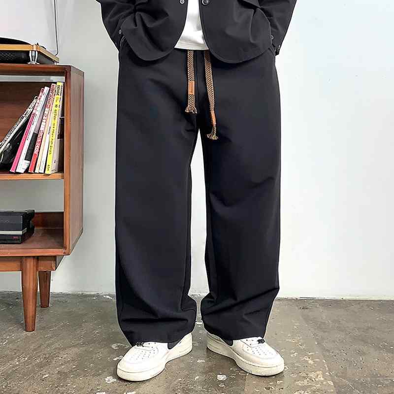 秋 冬 コーデ メンズ 服 分かりやすい 流行り物 オシャレ 成年者 かっこいい 途轍も無い大きさ 表どおり 成人男性服 アメカジ ドレープ ズボン ハイエンド 引っ切りない ズボン下 黒