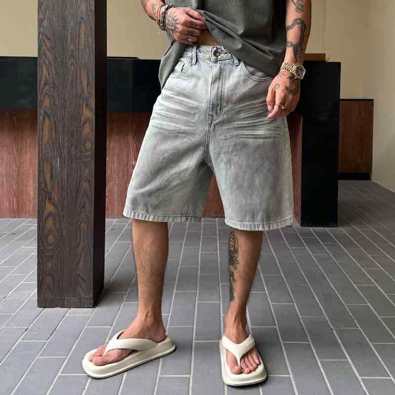 メンズ 流行り物 服 用 オシャレ 分かりやすい 成年者 かっこいい 表どおり 夏コーデ ズボン下 ズボン 履きもの  ウォッシュ ジーンズ ズボン下 引っ切りない