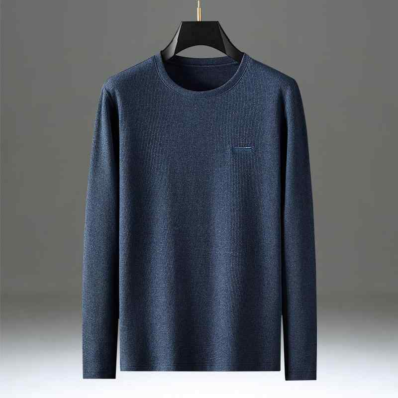 メンズ ファッション 服 男性用 オシャレ シンプル 大人 かっこいい ストリート Tシャツ 長袖 ゆったり カジュアル トップス ベーシック 無地 レイヤリング ラウンドネック