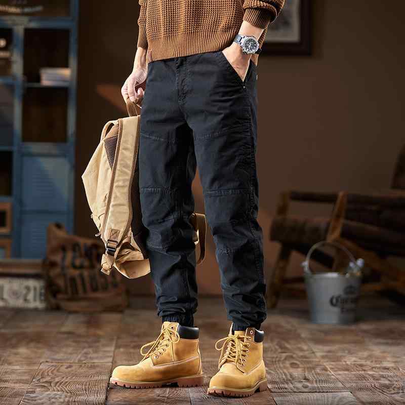 メンズ ファッション 服 男性用 オシャレ シンプル 大人 かっこいい ストリート アメリカン ヘビー ワークパンツ カフス ベルベット カジュアル パンツ