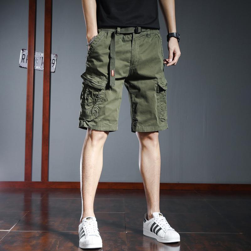 メンズ ファッション 服 男性用 オシャレ シンプル 大人 かっこいい ストリート ベルト付き ワークパンツ アウトドア ゆったり ストレッチ タクティカル パンツ ウォッシュ加工 カジュアル 薄手