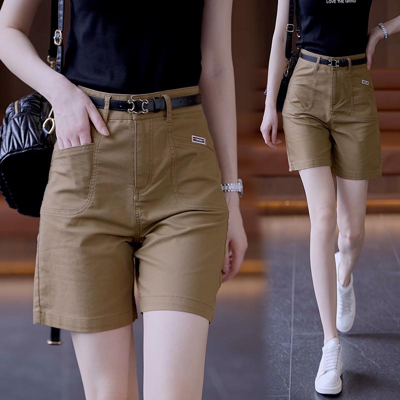 秋コーデ レディース ファッション カーキ パンツ 夏 ハイウエスト 薄手 Aライン カジュアル ワイドレッグ パンツ