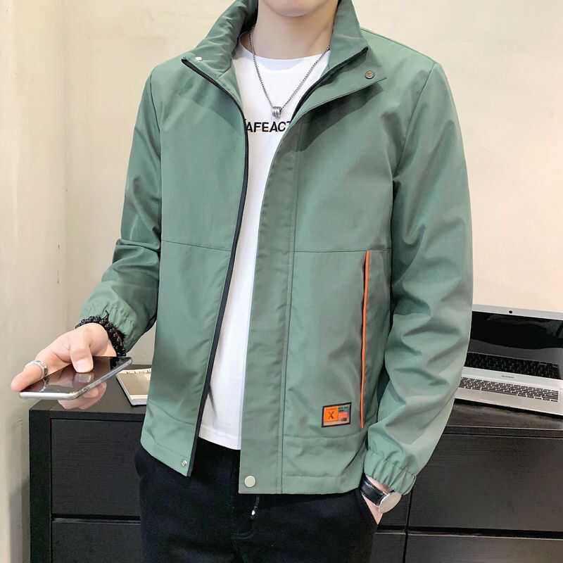 メンズ ファッション 服 用 オシャレ シンプル 大人 かっこいい ストリート 夏コーデ トップス カジュアル スタンドカラー ジャケット 長袖 トップス 薄手