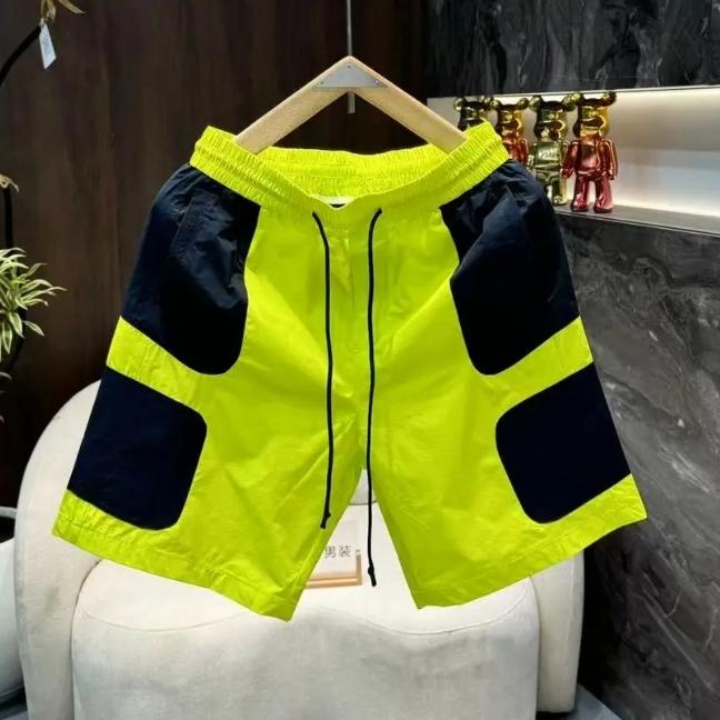メンズ ファッション 服 用 オシャレ シンプル 大人 かっこいい ストリート 夏 ステッチ ビーチ スポーツ パンツ ズボン 履物 シンプル ライト クール 通気性