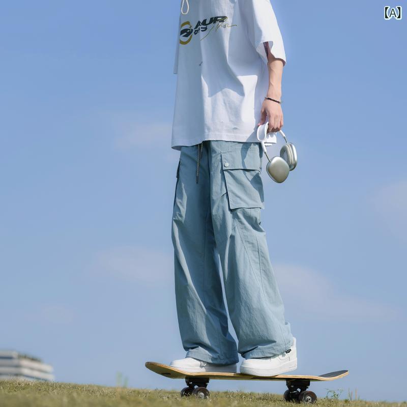 メンズ 流行り物 服 成人男性用 オシャレ 分かりやすい 成年者 かっこいい 表どおり  夏 速乾 広広とした 積貨委託貨物 ズボン下 ズボン 履きもの 衣嚢