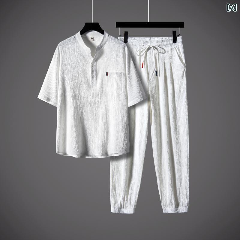 メンズ 流行り物 服 成人男性用 オシャレ 分かりやすい 成年者 かっこいい 表どおり  座標 アジアンテイスト