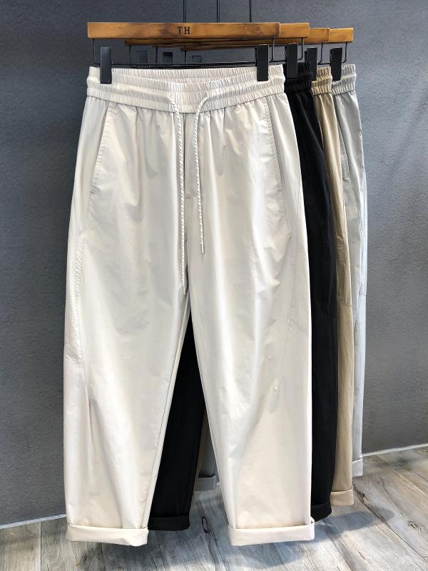 メンズ ファッション 服 男性用 オシャレ シンプル 大人 かっこいい ストリート 快適 メッシュ 通気性 薄手 パンツ ズボン 履物 夏 ゆったり ストレート
