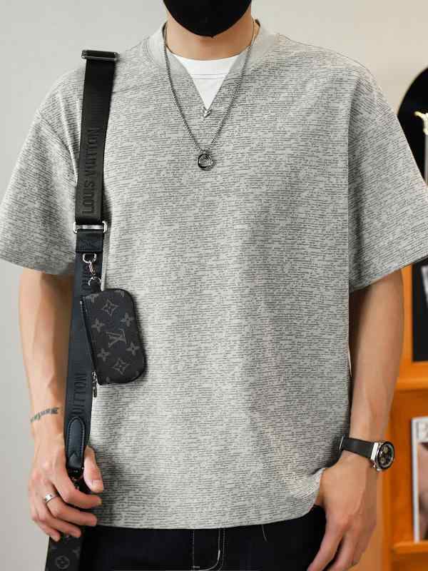 メンズ ファッション 服 男性用 オシャレ シンプル 大人 かっこいい ストリート Vネック 半袖 Tシャツ