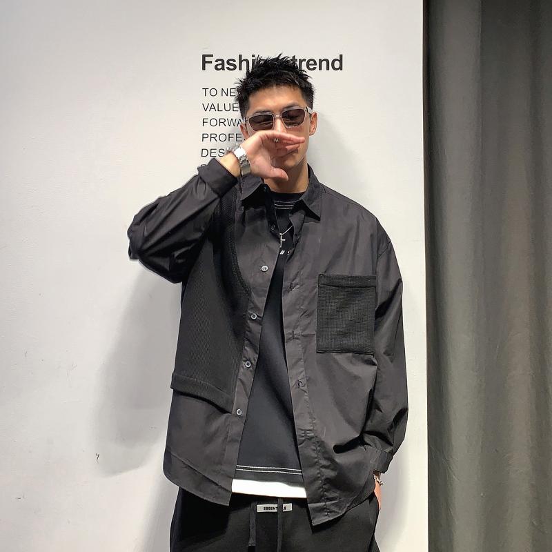 秋 冬 コーデ メンズ 服 分かりやすい 流行り物 オシャレ 成年者 かっこいい 途轍も無い大きさ 表どおり 成人男性服 ハイエンド 黒 プルオーバー 長袖 上衣