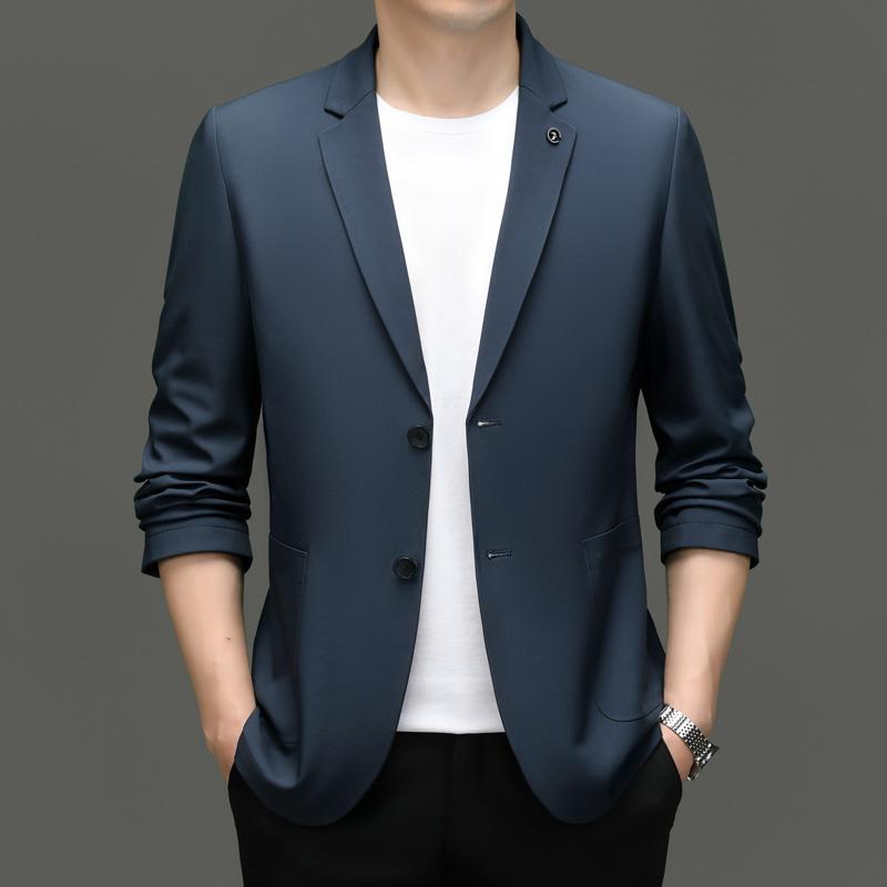 メンズ ファッション 服 男性用 オシャレ シンプル 大人 かっこいい ストリート ビジネス カジュアルス スーツ 薄手 単品 ブレスト ジャケット 韓国スタイル