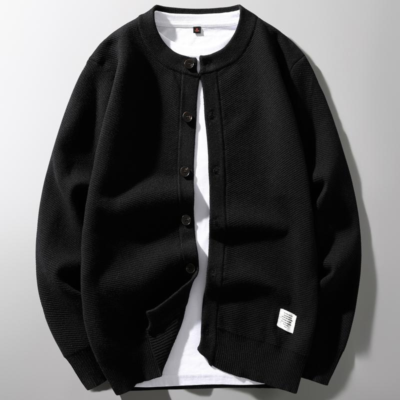 メンズ ファッション 服 男性用 オシャレ シンプル 大人 かっこいい ストリート カジュアル カーディガン ベースボールカラー セーター ジャケット 韓国スタイル 大きいサイズ アウター