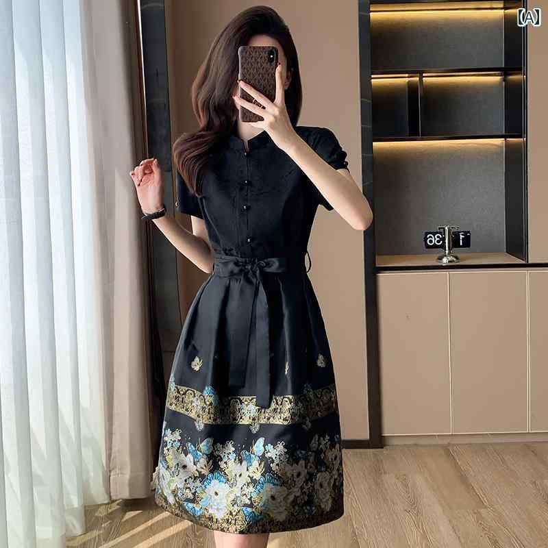 レディース 流行り物 服 オシャレ カワイイ お上さん用 分かりやすい 成年者カワイイ 気が大きい大きさ お上さん服 アジアン お召しもの 夏 ハイエンド か細い 黒 スコート 夏 表現スタイル