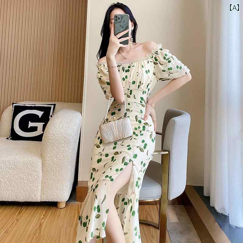 レディース 流行り物 服 オシャレ カワイイ お上さん用 分かりやすい 成年者カワイイ 気が大きい大きさ お上さん服 お召しもの 夏 フレンチ 花柄 シフォン フレンチ か細い スコート 夏