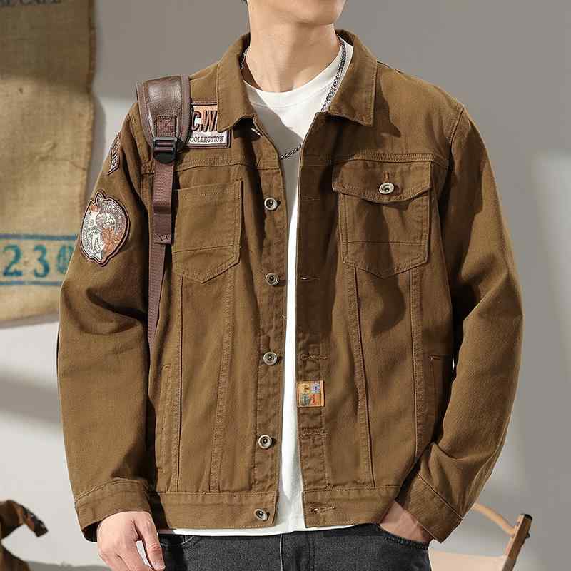 秋 冬 コーデ メンズ 服 分かりやすい 流行り物 オシャレ 成年者 かっこいい 途轍も無い大きさ 表どおり 成人男性服 アメリカン 細工物 上衣 ゆったり レトロ 綿 アウトドア 狩猟 上衣 トップス